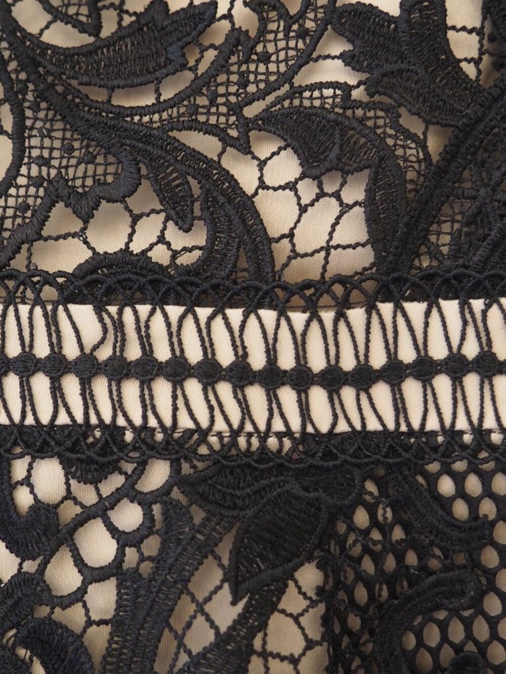 Express Black Lace Strapless Cocktail Dress sz 8 - Picture 5 of 7